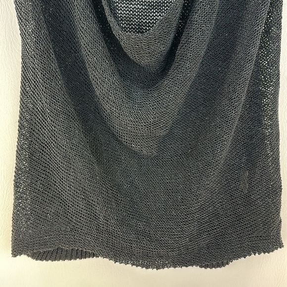 Alice + Olivia Fishnet Loose Knit Linen Top - Picture 3 of 9